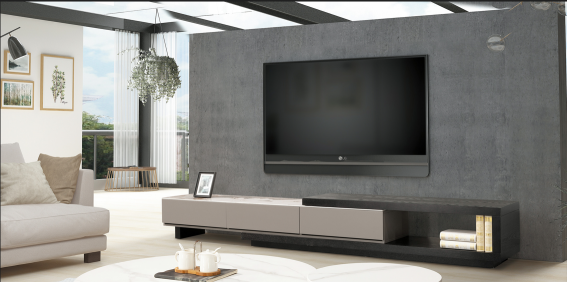 艾塞爾6.6尺岩板伸縮長櫃